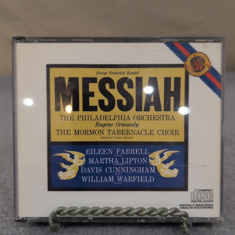Handel Messiah Philadelphia Orchestra Mormon Tabernacle Choir 2-CD M2K 607 - Picture 1 of 2